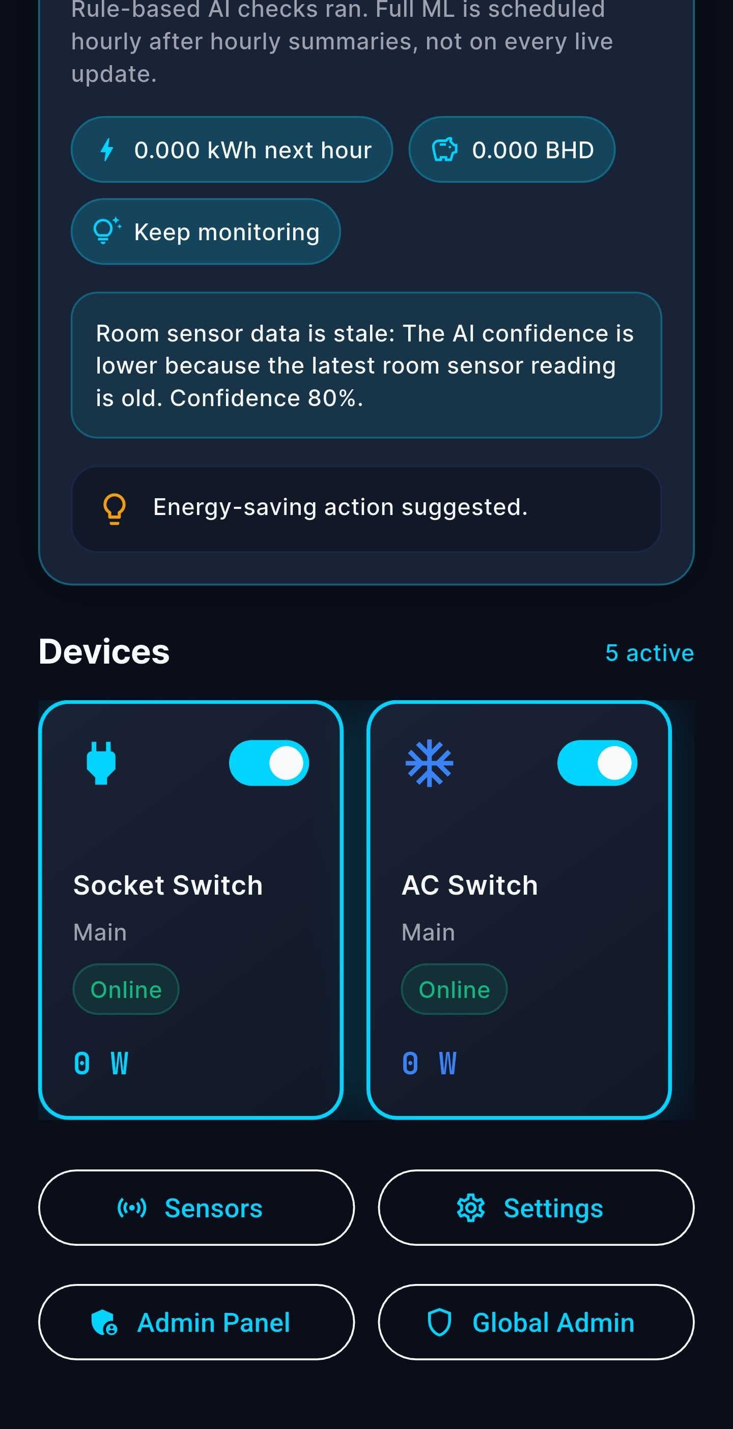 KahrabaIQ mobile app prototype screen 4